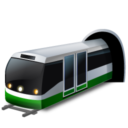 subwaytrain_green 地铁