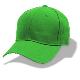 绿色鸭舌帽