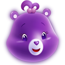 Share Bear 分享紫色小熊
