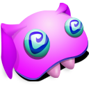 紫色小猪晕眩