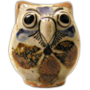 陶瓷彩绘猫头鹰