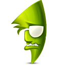 green 悲伤的表情