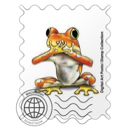 黄色青蛙邮票