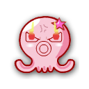 粉色章鱼生气