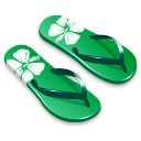 绿色拖鞋