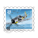 螺旋桨飞机邮票