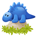 Dino_blue 蓝色恐龙