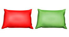 多种颜色的枕头PNG图标