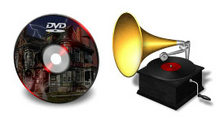 唱片机和DVD系列PNG图标