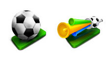 足球元素PNG图标
