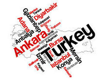 土耳其国家版图矢量图3