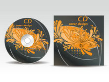 CD光盘贴光盘盒矢量图4