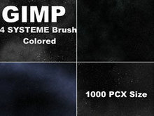 4款高清晰GIMP宇宙星云笔刷（内附说明）