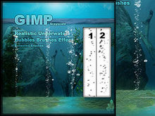 高清晰真实水泡GIMP画笔笔刷
