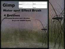 高清晰GIMP雨水涟漪笔刷（内附说明）