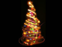 璀璨光晕圣诞树高清图片2