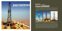 石油勘探项目承包公司画册PSD素材