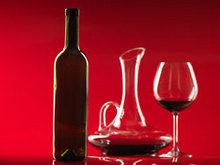 葡萄酒与高脚杯高清图片4