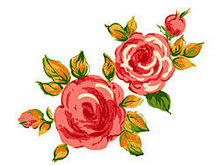 玫瑰花束矢量图2