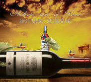 法国品味葡萄酒广告psd素材