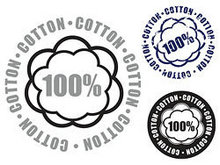 100%纯棉标签标识矢量图04