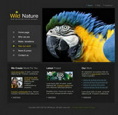 动物园网站设计psd素材