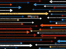 潮流彩色箭头矢量图5