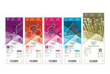2012年伦敦奥运会门票矢量模板  CDR