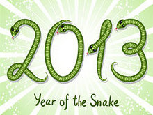 2013蛇年创意图形矢量图03