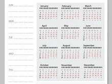 2013年创意日历汇矢量图17