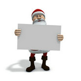 圣诞老人举着牌图片素材