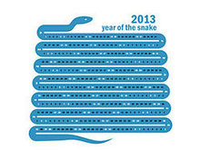 2013蛇年创意日历2