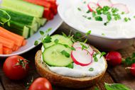 绿色健康蔬菜沙拉图片