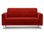 红色长沙发图片