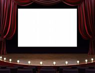 电影院舞台背景图片