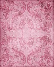 粉色背景古典花纹图片