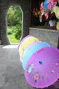 彩色太阳伞图片