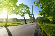 巴黎铁塔唯美风景图片