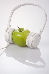 苹果白色耳机图片