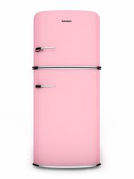 粉色冰箱图片
