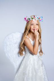 天使女孩图片