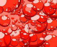 红色泡泡桌面背景图片