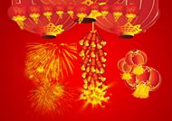 新年春节灯笼图片