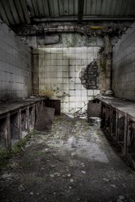 废弃厂房背景图片