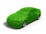 高清绿色汽车图片