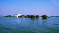 银川沙湖海上风景图片