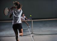 打网球健身运动图片