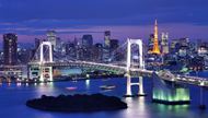 日本东京摩天大楼夜景图片