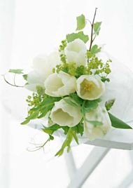 白色装饰花