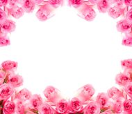 玫瑰花相框素材图片